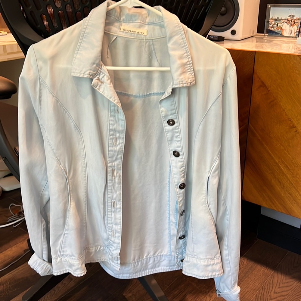 Morrison Grey light blue denim shirt jacket